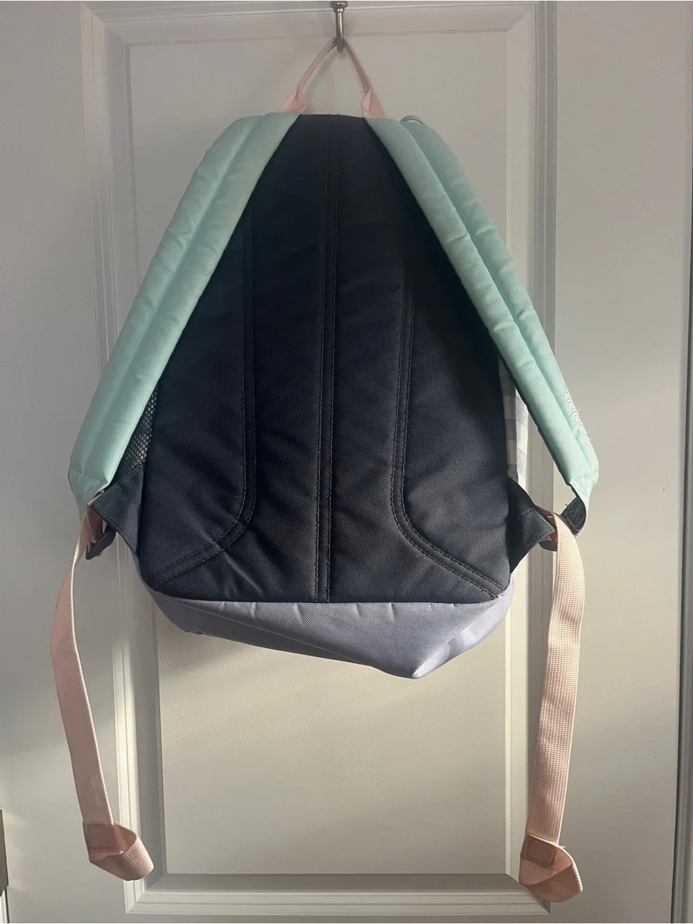 adidas Women's Pastel Colorblock Backpack in Mint, Gray & Lavender
